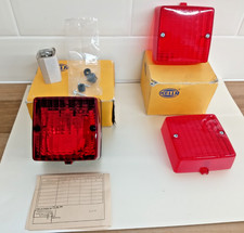 Vintage HELLA rear fog  lamp 2NE 003  and two rear reflector covers 9EL119 NEW