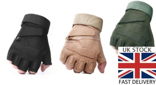 Half finger gloves - half, padded