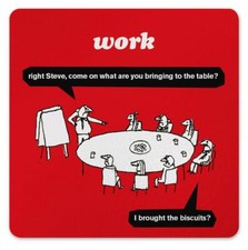 Modern Toss Gifts Funny Hilarious Coaster Drinks Mat Amusing Cartoon Comedy Joke