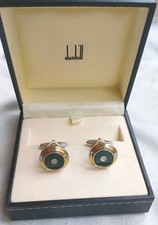 DUNHILL CUFFLINKS Men's Gold D