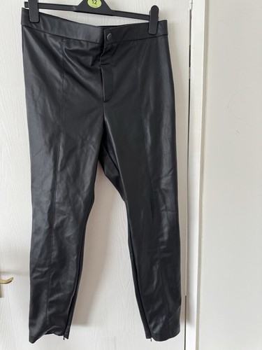 Zara black faux leather - zara,