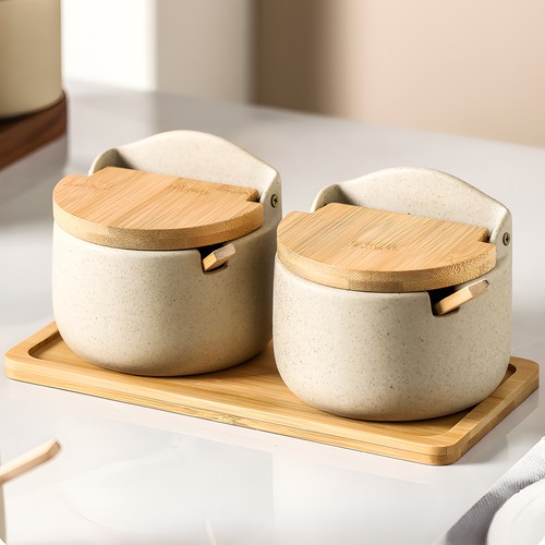 Ceramic spice jar - spice,