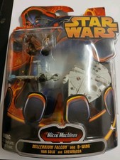 Star Wars Micro Machines Millennium Falcon And B-Wing - Hasbro