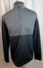 Adidas COLD.RDY 1/4 Zip Jumper Sweater Active Gym Casual Black Medium A3437