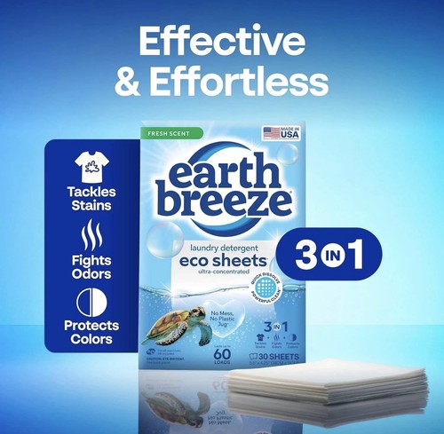 Earth breeze laundry detergent - earth,