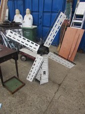 large Antique Garden Windmill 57" wide  collection only