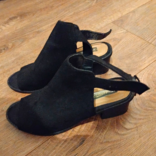 Atmosphere black faux suede - faux,