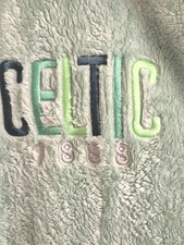 Celtic FC Bathrobe Dressing Gown Official Merchandise Size L 16-20 Unisex
