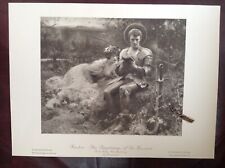Hacker. (artist.) .title, The Temptation of Sir Percival....vintage print