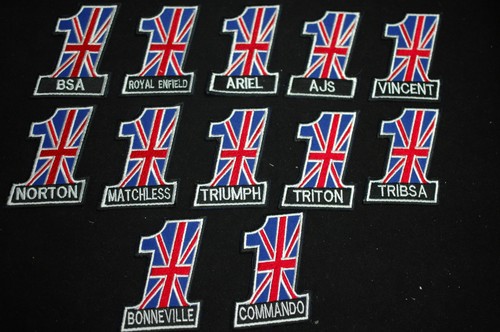Classic british bike - classic, number