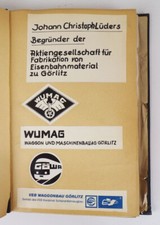 Documentation Wumag Görlitz 1966 photos employees GDR certificates diary