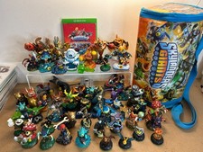 Big Skylanders Figures with Game & Bag Bundle / Lot