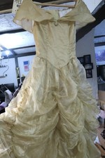 Beautiful adult Belle Costume - Gold Theatre - Handmade -Ex-hire dress