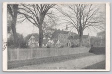 S. Katharine's School Wantage Postcard c1908 KEVII Stamp Nichols Series