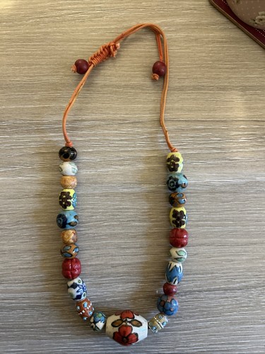 Colourful ceramic beaded - ceramic,