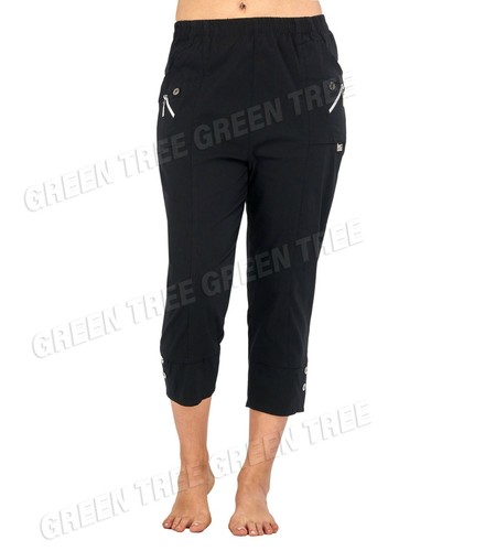 Ladies women cropped trousers - ladies,