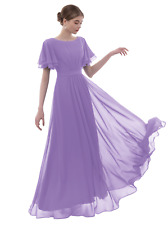 UK Women Long Gown Chiffon