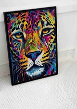 WILD JAGUAR CAT POSTER LEOPARD