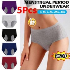 5x Womens Everdries Leakproof Underwear Incontinence Leak Proof Protective Pants