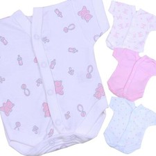 BabyPrem Premature Preemie Baby Girls Clothes Neonatal SCBU NICU Bodysuit Vests