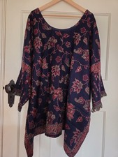 Patterned Navy Blue Indian