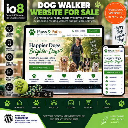 Dog walker website - website, –