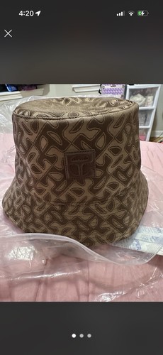 Telfar brown monogram hat xl - telfar,