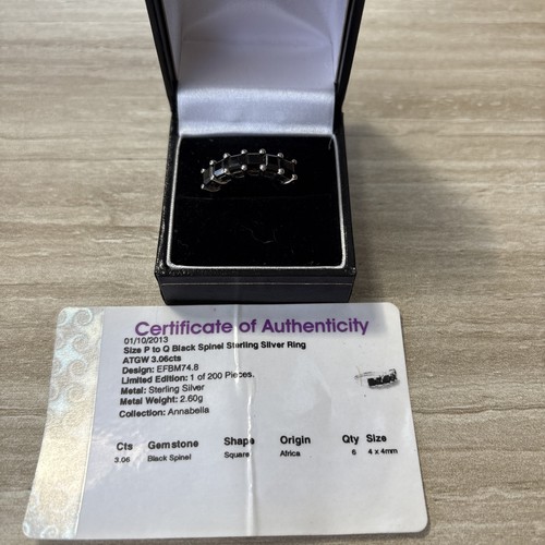 Gemporia size black spinel - gemporia, p/q