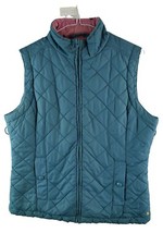 Joules Flete Womans Quilted Vest Gilet Size Polyamide Size 14 Green Sports