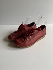 Clarks Women's Lace Up Loafer Shoes UK 6.5 EU 40 VGC moccasin crepe sole