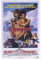 Convoy signed movie poster