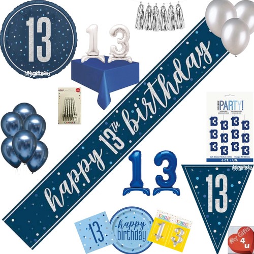 Blue 13th happy birthday - blue, &