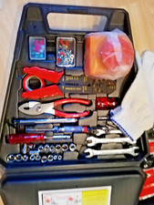 Halfords Roadside Emergency Breakdown Kit, Jump leads, fuses, tools, gloves etc.