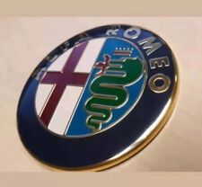 *FREE POST 74mm ALFA ROMEO BADGE 147 156 159 BRERA MITO GIULIETTA GIULIA STELVIO
