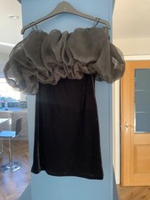 Zara Black Puff Sleeve Bodycon