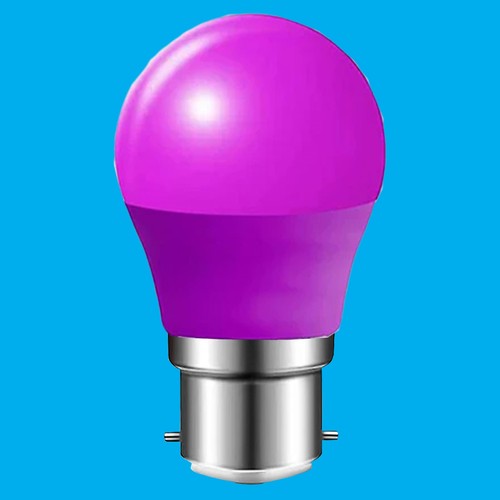 Purple coloured led g45 - coloured,