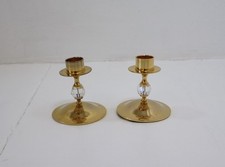 Pair Vintage Gold Plated Gilt