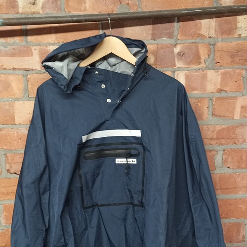 Navy hooded poncho - navy,