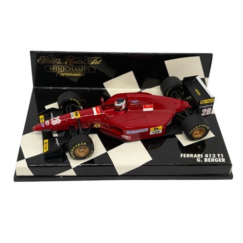 Berger ferrari 412 - berger, f1