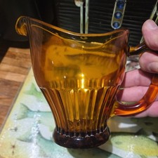 Vintage Mid Century 70s Amber