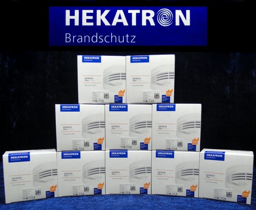 10x hekatron genius - hekatron, smoke