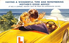 POSTCARD  COMIC  SEASIDE