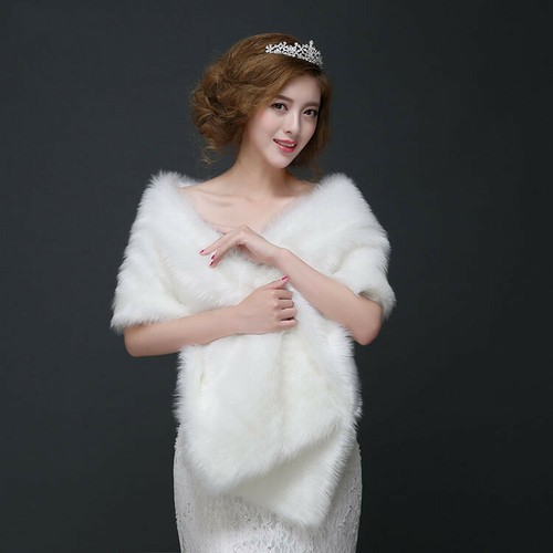 Ivory black faux fur jacket - faux,