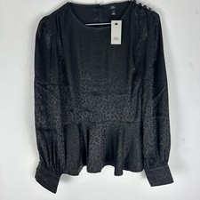 River Island Satin Peplum