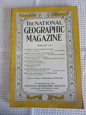 National Geographic vintage war era magazine Feb 1940 Rubber tires wages Finland