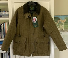 Ladies Tweed Field/Shooting Jacket Olive Green Size 20, Greenbelt - BNWT