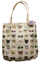 Fat Giraffe Alfie White Tote