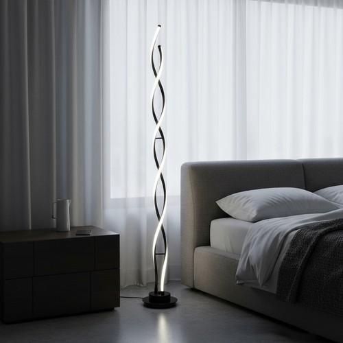 Metal twist floor - twist, lamp