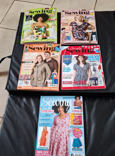 Sewing magazine bundle 5 - sewing, x