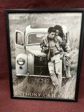 Vintage Anthony Crickmay Athena The Outsiders Poster Framed